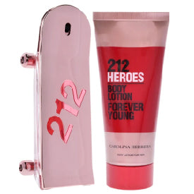 CAROLINA HERRERA SET 212 HEROES 2 PIECES 2.7 OZ EDP · L