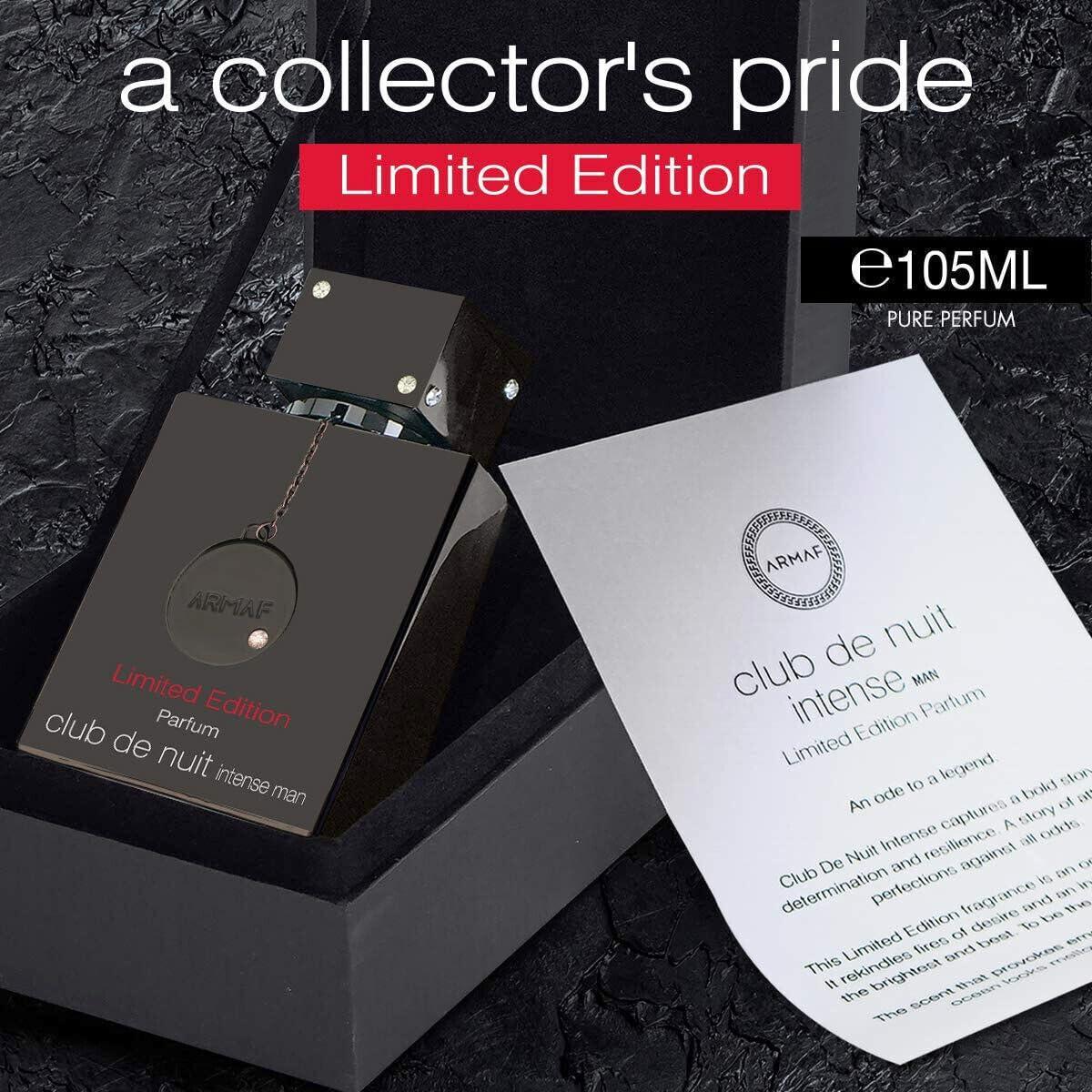 ARMAF CLUB DE NUIT INTENSE LTD COLLETORS PRIDE 3.6 OZ EDP. M