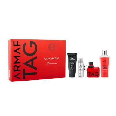 ARMAF SET TAG UOMO ROSSO 4 PIECES 3.4 OZ EDP · M