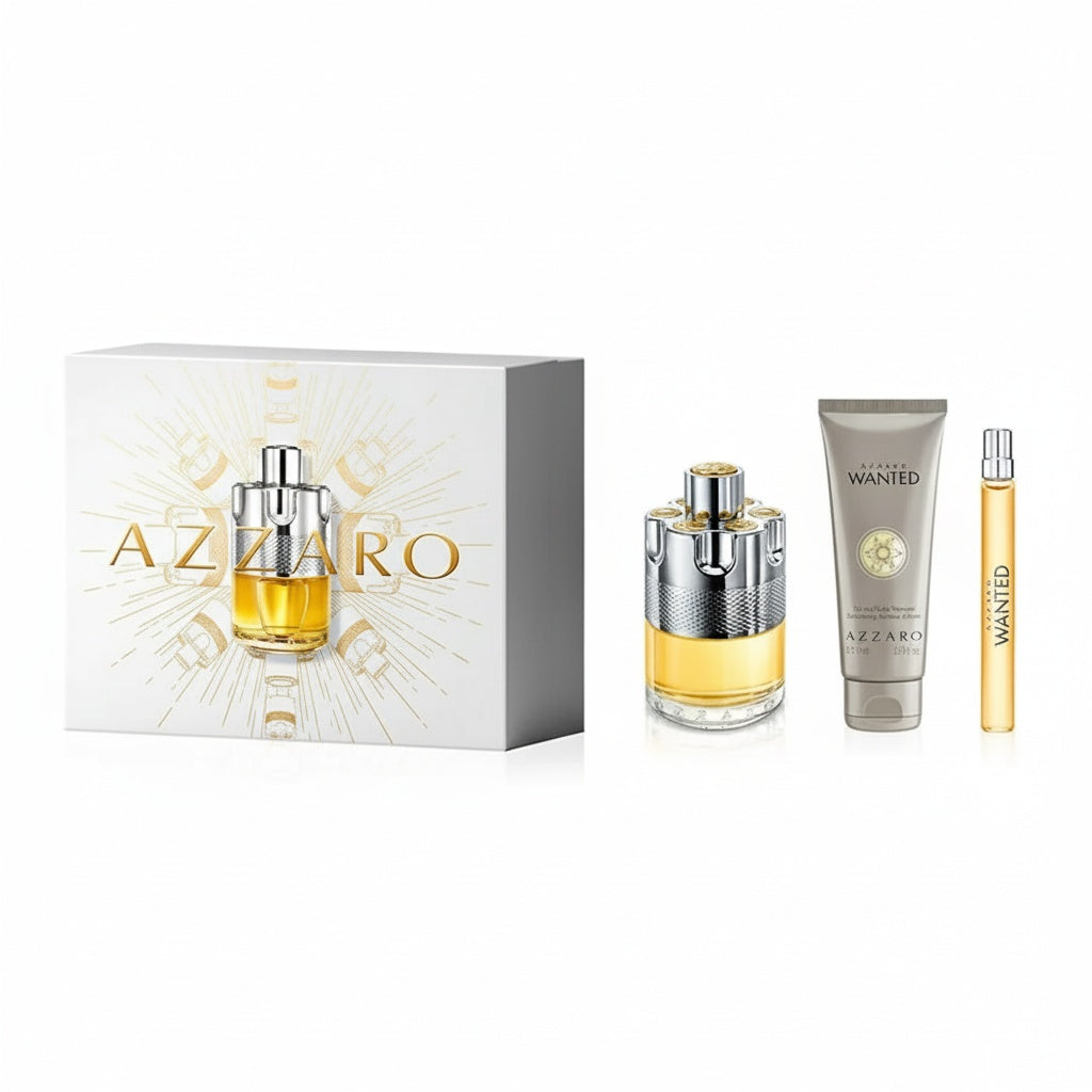 AZZARO_AZZARO WANTED 3.4 EDP M + 2.5 SHAMPOO+ 10ML (131433) - France