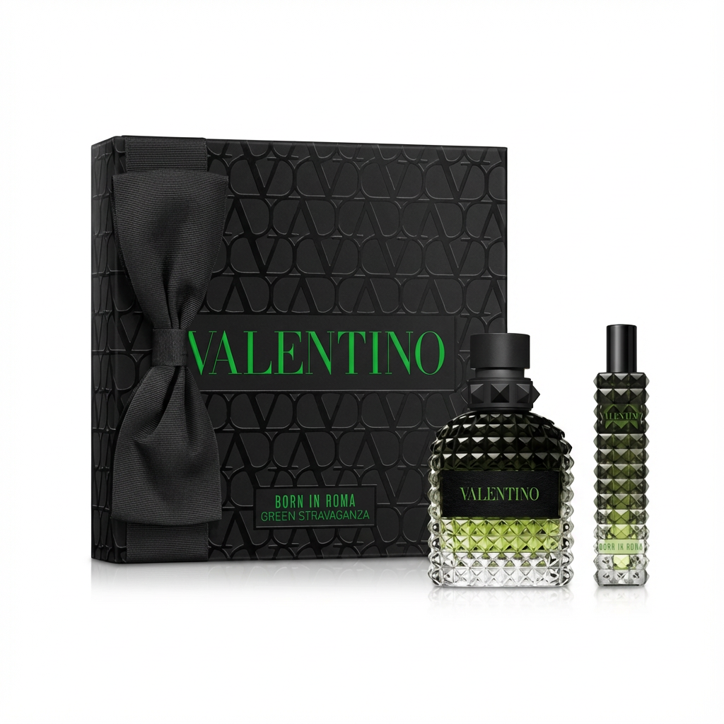 VALENTINO_VALENTINO UOMO SET BORN IN ROMA GREEN EXTRAVAGANZA 2 PCS 1.7 EDP M