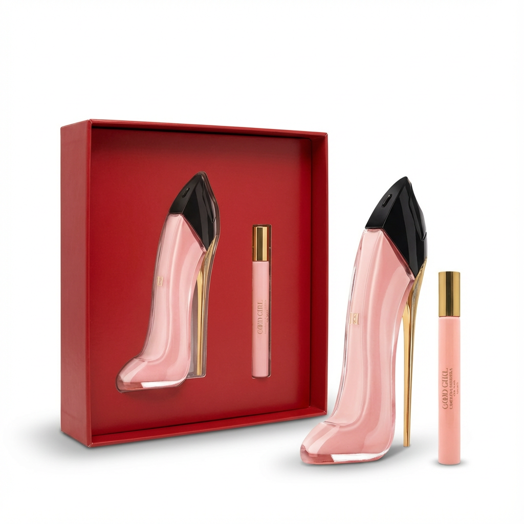 CAROLINA HERRERA_SET GOOD GIRL BLUSH 2 PCS 2. 7 + 10ML TRAVEL EDP L