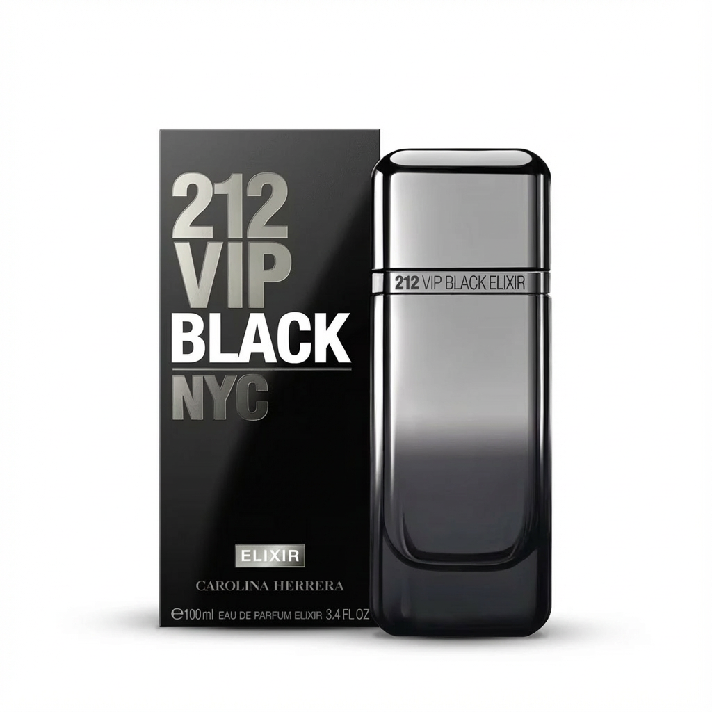CAROLINA HERRERA_ 212 VIP Black Elixir 3.4 EDP M