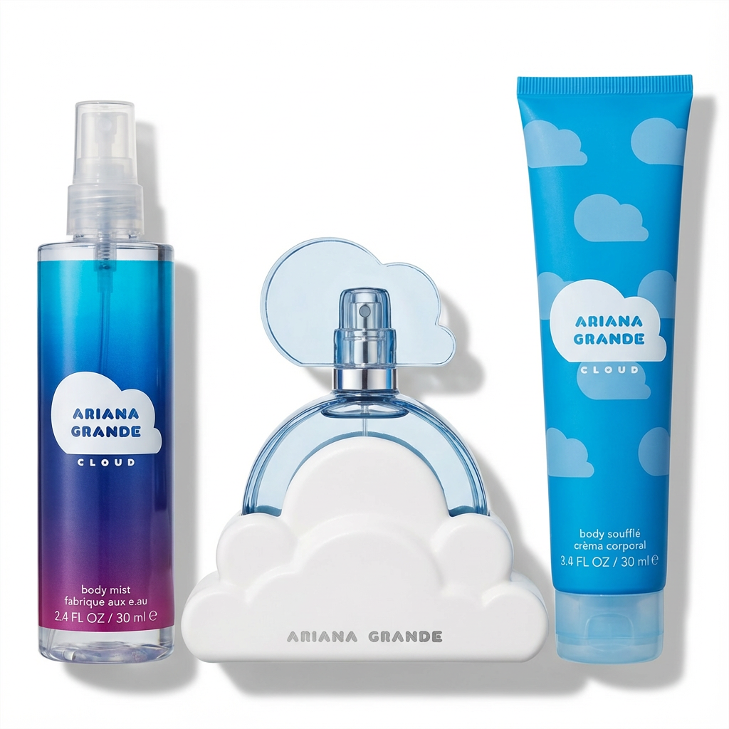 ARIANA GRANDE_SET CLOUD3 PCS/ 3.4 FL EDP+3.4 BODY SOUFFLE+4.0 FL BODY MIST L