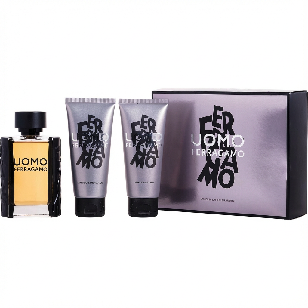 SALVATORE FERRAGAMO_SET UOMO FERRAGAMO 3PCS 100ML EDT M