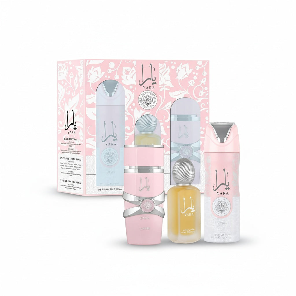 LATTAFA_LATTAFA YARA MOI 3.4 EDP L + 6.7 BODY SPRAY + 1.7 HAIRMIST (118887) - Emirates