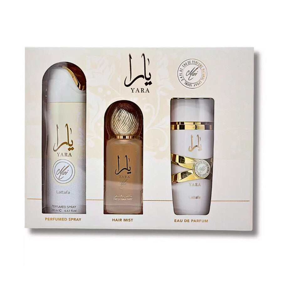 LATTAFA, LATTAFA YARA MOI 3.4 EDP L + 6.7 BODY SPRAY + 1.7 HAIRMIST (118887) - Emirates