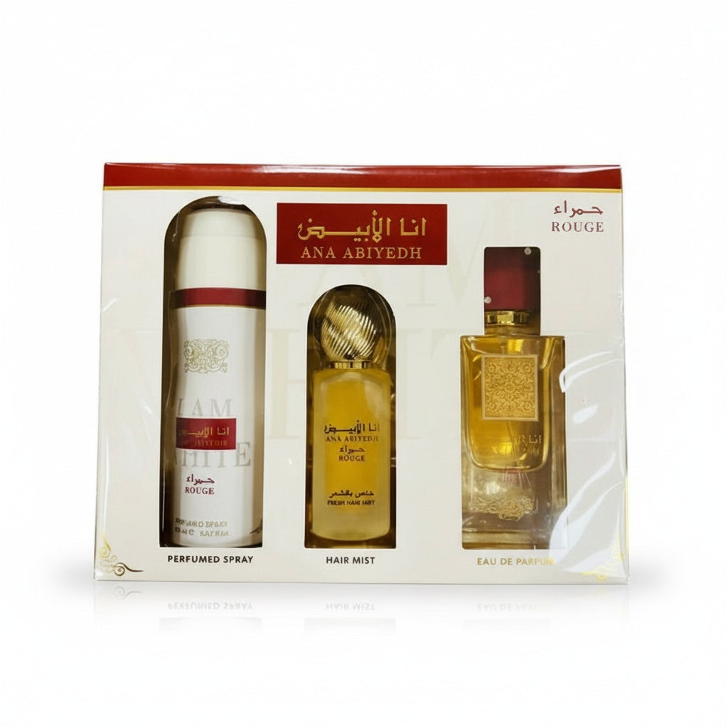 LATTAFA_LATTAFA ANA ABIYEDH ROUGE 2.0 EDP U + 6.7 BODY/SPRAY + 1.5 HAIRMIST (118883) - Emirates