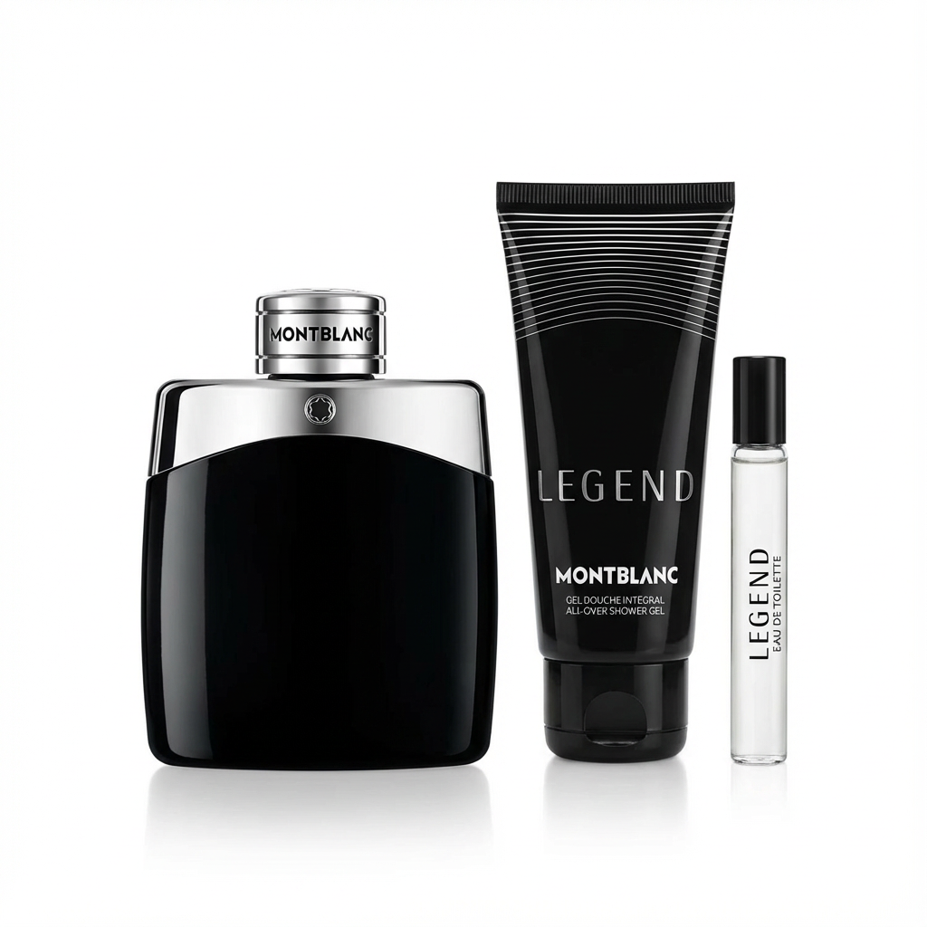 MONT BLANC_SET LEGEND 3 PCS 3.3 EDT + 1.7 FL SHOWER GEL + 10 ML TRAVEL M