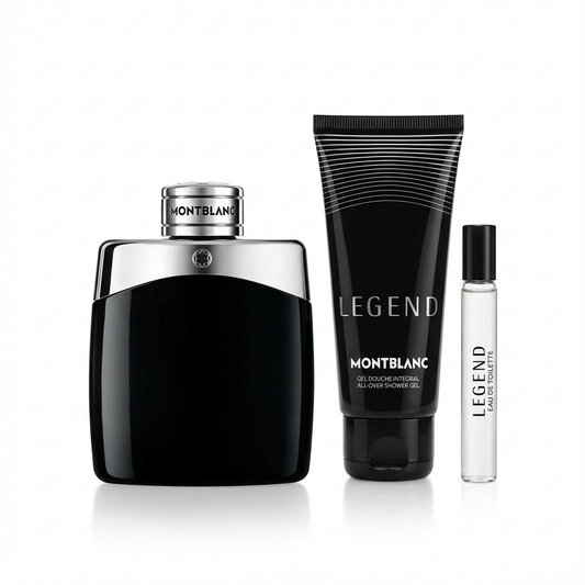 MONT BLANC_SET LEGEND 3 PCS 3.3 EDT + 1.7 FL SHOWER GEL + 10 ML TRAVEL M