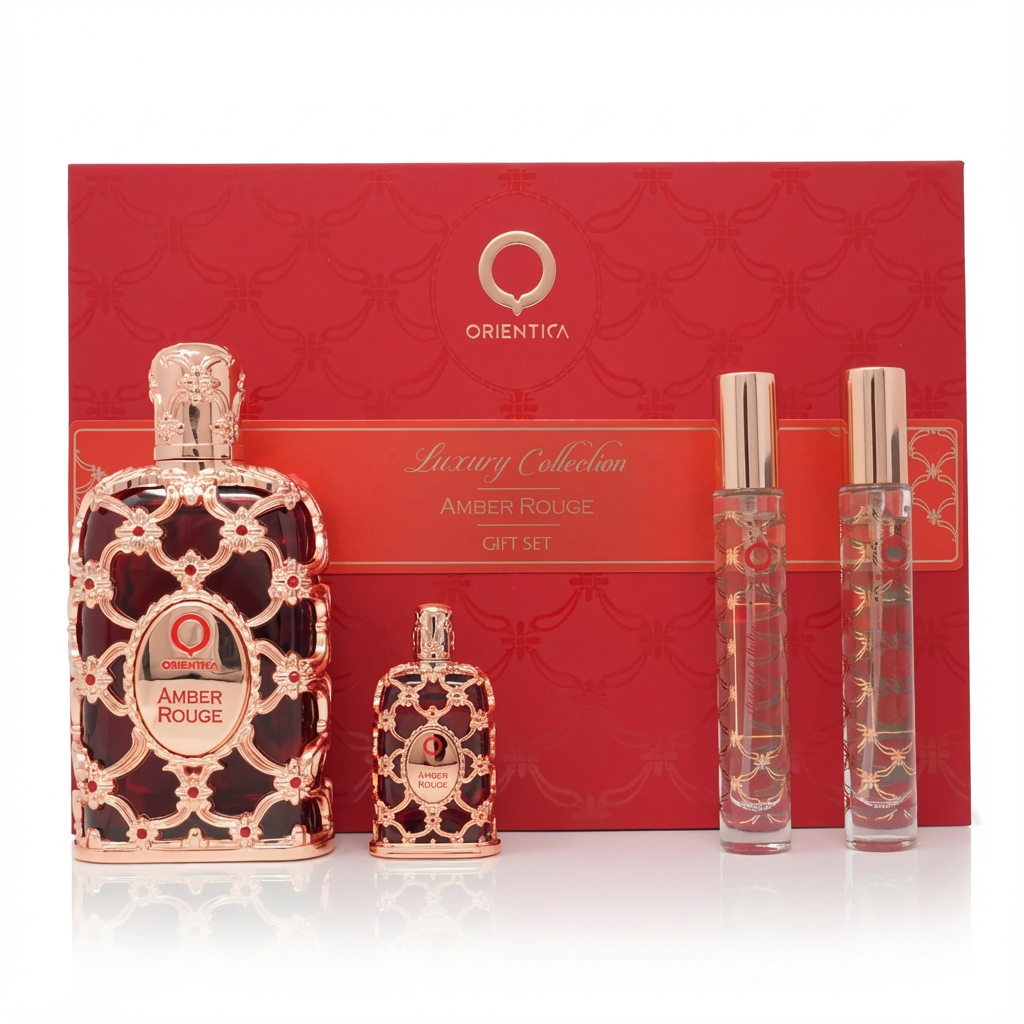 ORIENTICA_SET AMBER ROUGE4 PCS 80 ML EDP U
