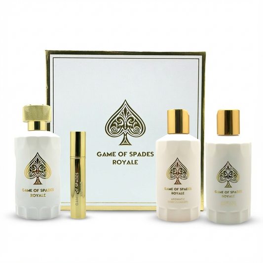 JO MILANO_SET GAME OF SPADES LUXURY COLLECTION ROYALE  4 PCS 3.4 EDP U