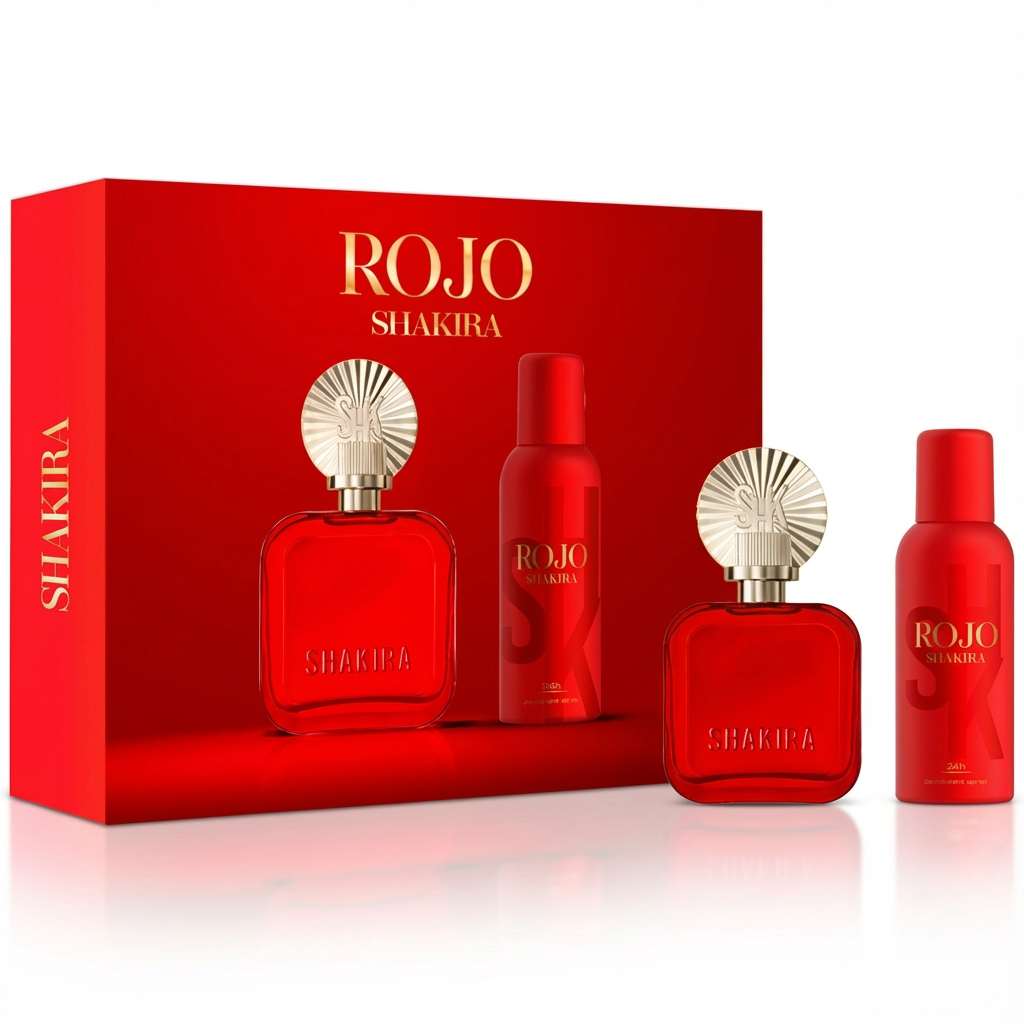 SHAKIRA_SET ROJO 2 PCS 80ML EDP + DEO 150ML L