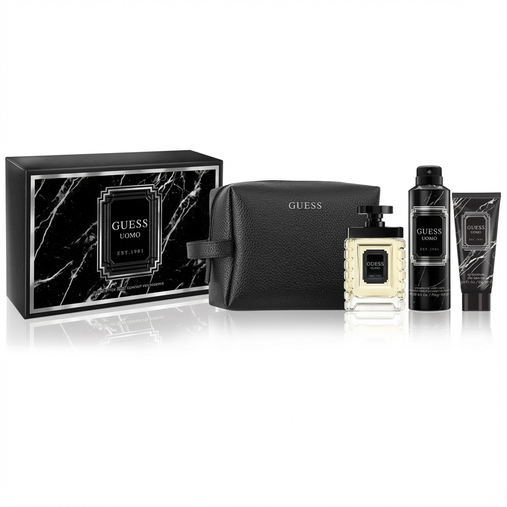 GUESS_SET GUESS UOMO 4 PCS (BAG) 3.4 EDT M