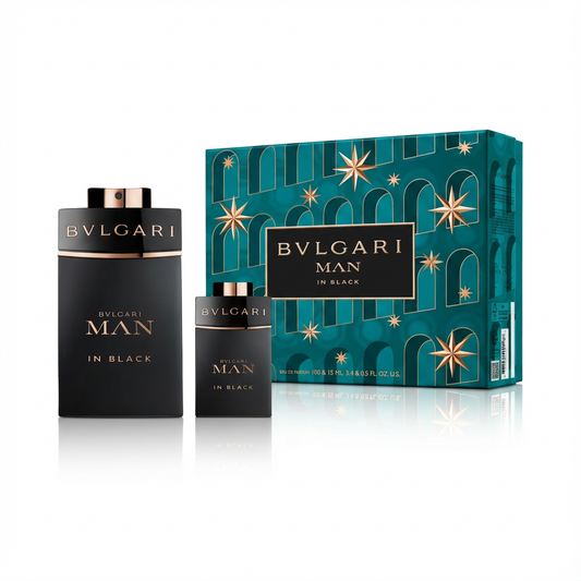 BVLGARI_SET MAN IN BLACK 2 PCS 3.4 EDP + TRAVEL 15 MLM