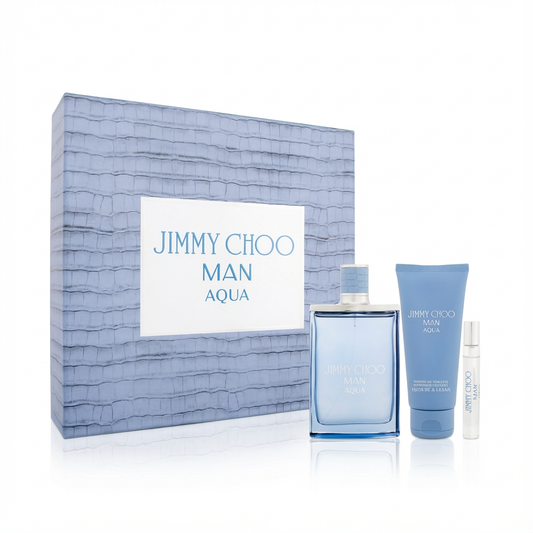 JIMMY CHOO_SET MAN AQUA 3 PCS 3.3 EDT M