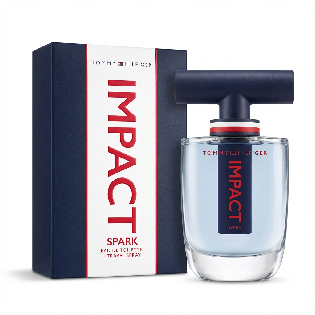 TOMMY HILFIGER_SET IMPACT SPARK 2 PCS 3.4 EDT + 4 ML M