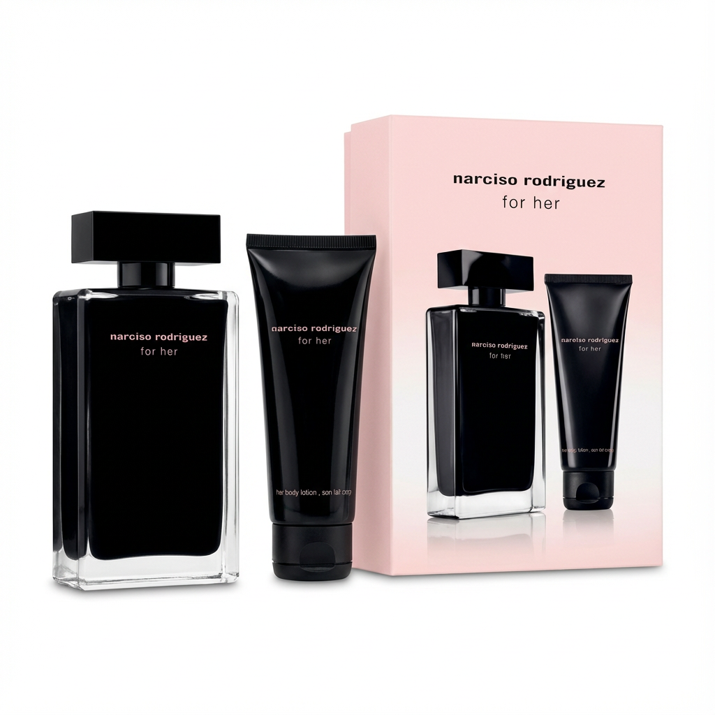 NARCISO RODRIGUEZ_SET FOR HER 2PCS 3.3 FL EDT + 2.5 BODY LOTION M