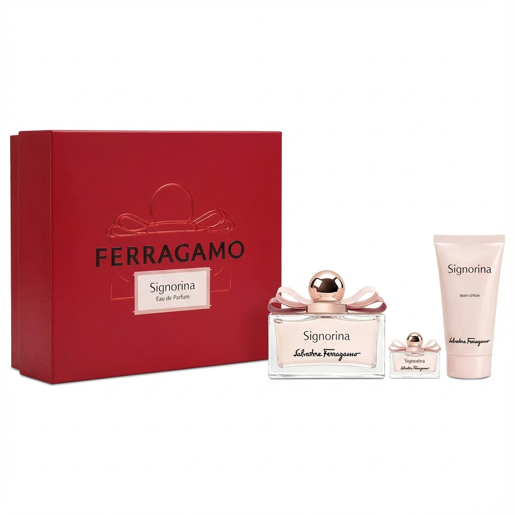 SALVATORE FERRAGAMO_SET SIGNORINA 3 PCS 3.4 EDT L