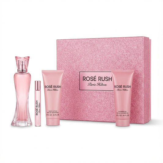 PARIS HILTON_SET ROSE RUSH 4 PCS 3.4 EDP L