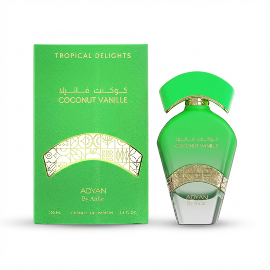 ADYAN_BY ANFAR TROPICAL DELIGHTS COCONUT VANILLE 3.4 EXTRAIT DE PARFUM L