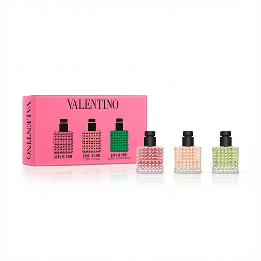 VALENTINO_VALENTINO DONNA SET BORN IN ROMA TRIO 3 PCS 15ML EDP L