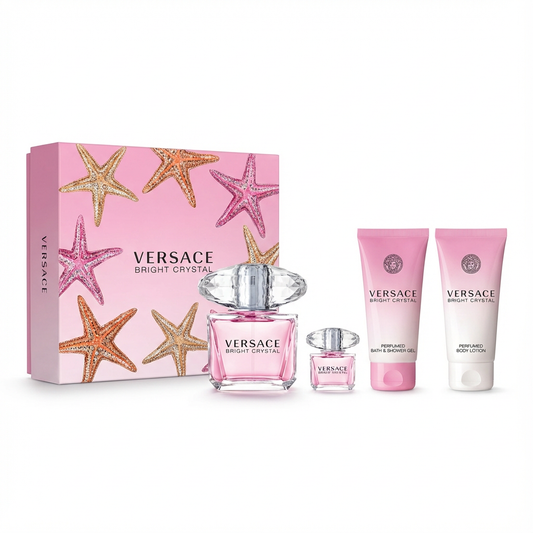 VERSACE_SET BRIGHT CRYSTAL 4 PCS 3.0 EDT L