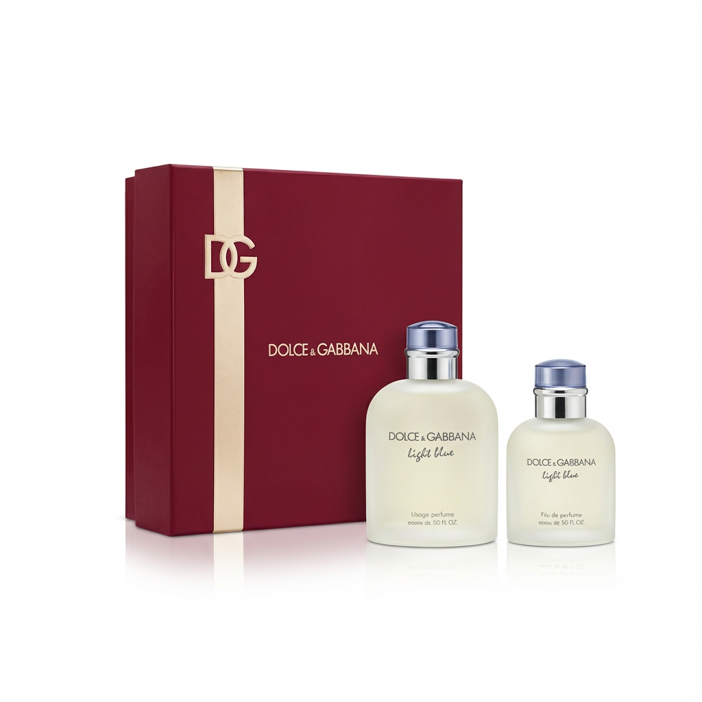 DOLCE & GABBANA_ Light Blue 6.7 EDT Sp + 2.5 EDT Sp Men Set