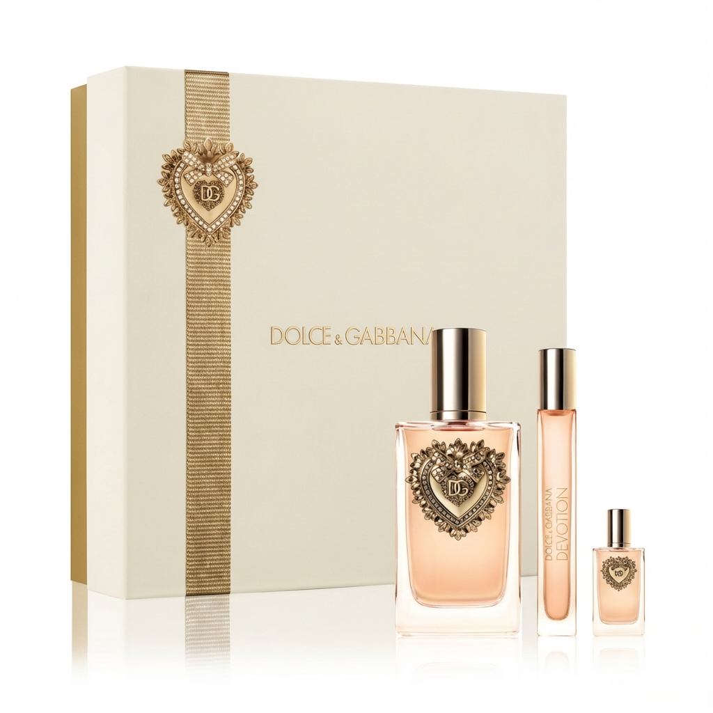 DOLCE & GABBANA_SET DEVOTION 3PCS 100ML + 10ML+ 5 ML EDP L