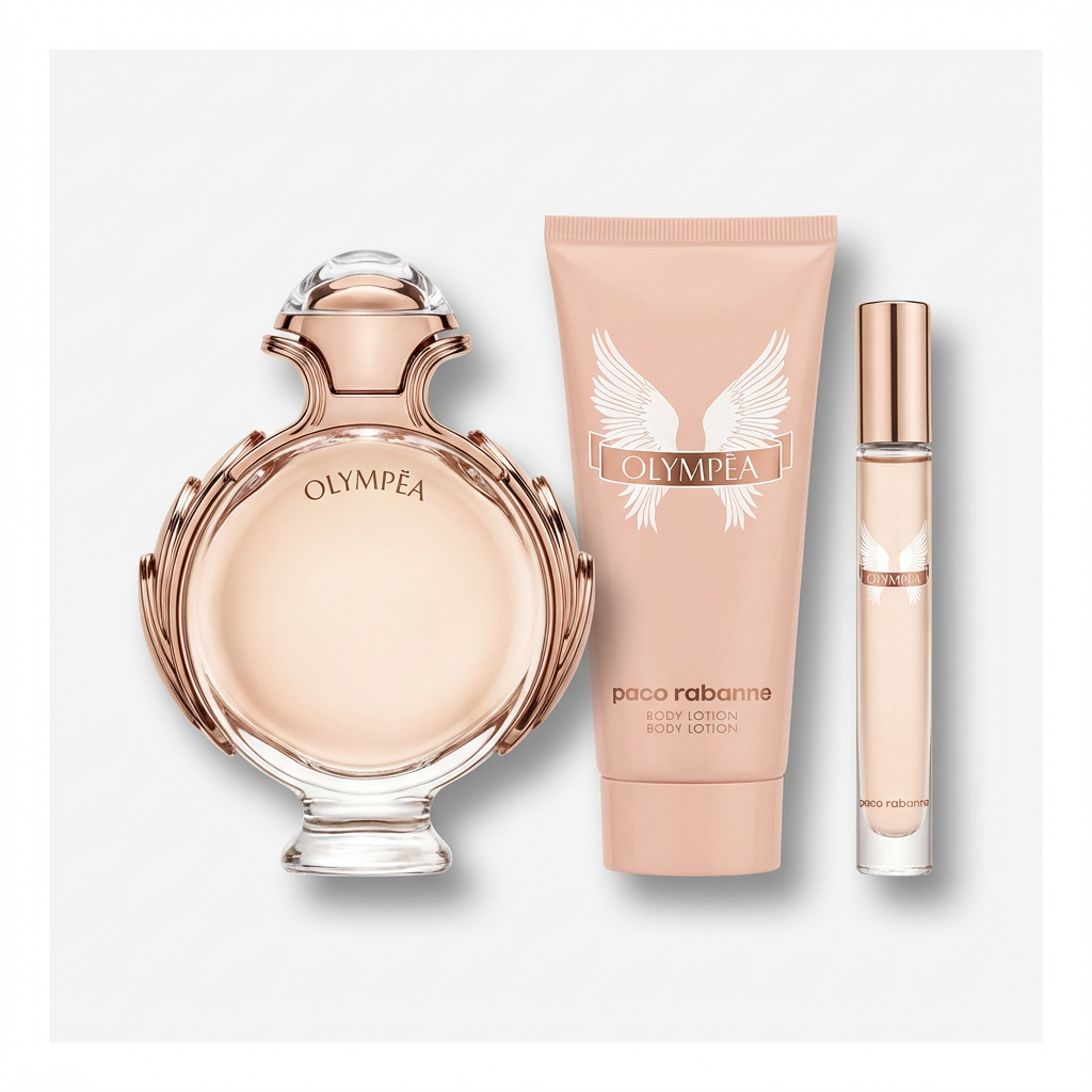 PACO RABANNE_SET OLYMPEA 3 PCS 3.4 EDP + 5.0 DEO + 10MIL TRAVEL L