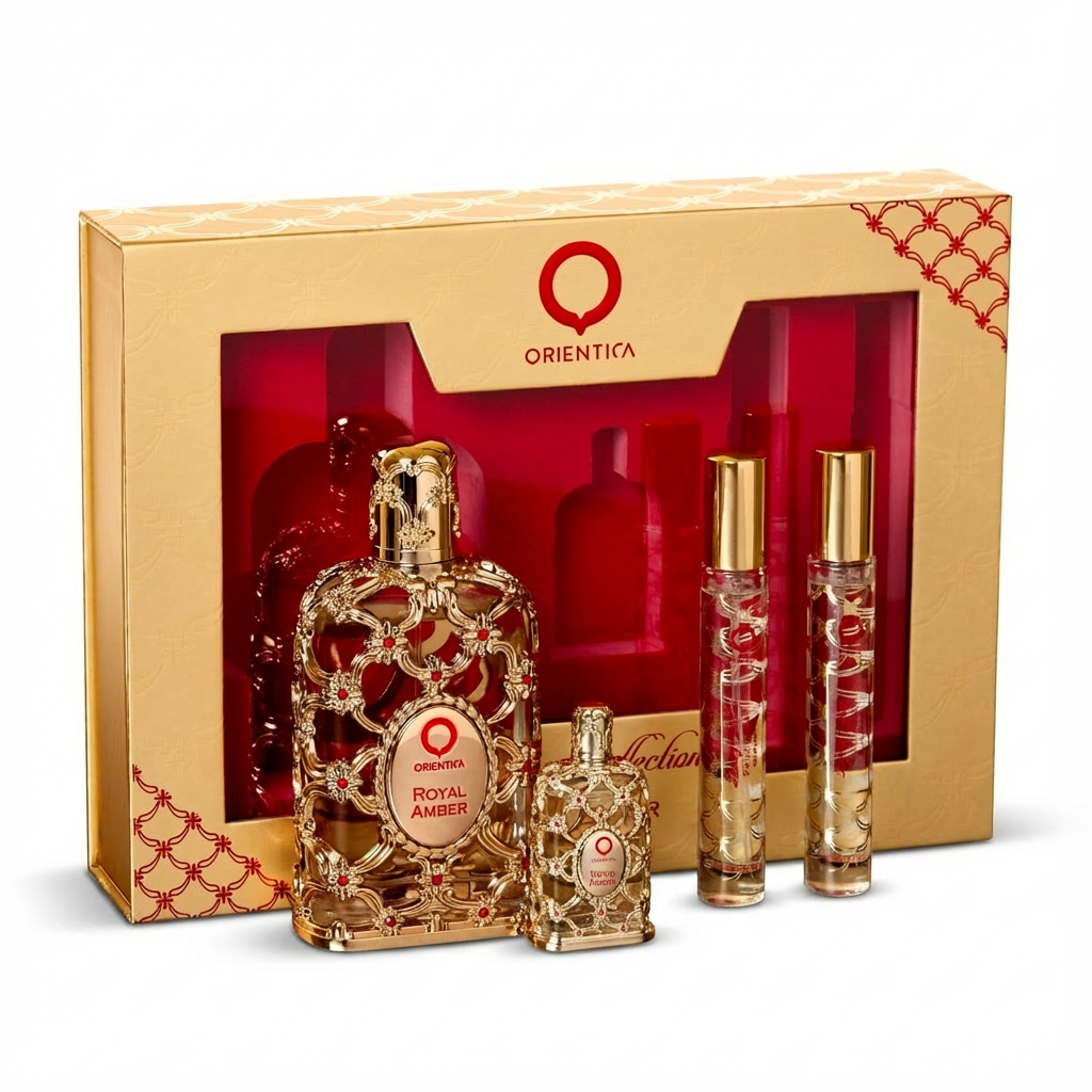 ORIENTICA_SET ROYAL AMBER 4 PCS 80 ML EDP U