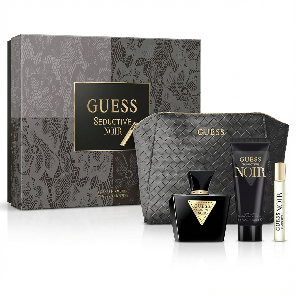 GUESS_SET GUESS SEDUCTIVE NOIR 4 PCS (BAG) 2.3 EDP L
