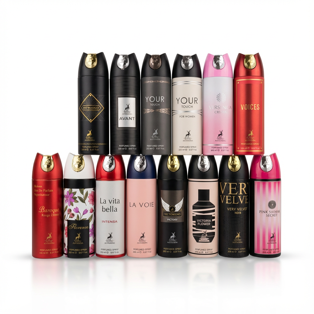 MAISON ALHAMBRA_BODY SPRAY VARIADOS 200ML