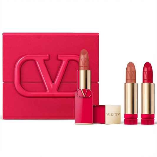 VALENTINO_VALENTINO ROSSO SET LIPSTICK 4 PCS / 3 LIPSTICK / 1 BAG (ESPEJO) L