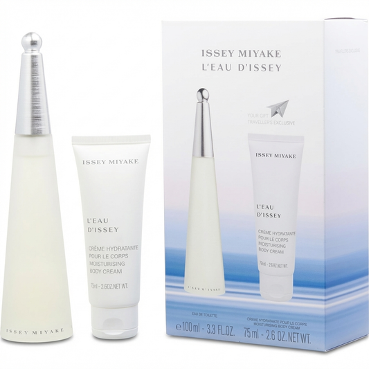 ISSEY MIYAKE_L'EAU D'ISSEY SET TRAVELLER'S EXCLUSIVE 3.3 EDT + 2.6 BODY CREAM L