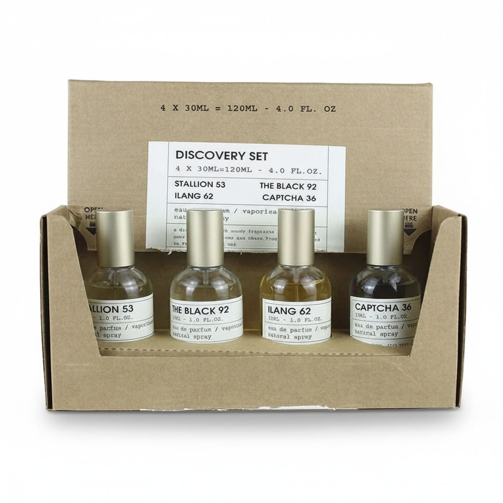 UNDEFINED_EMPER DISCOVERY SET 4X1.0 EDP STALLION 53 + THE BLACK 92 + CAPTCHA 36 + ILANG 62  (128709) - Emirates
