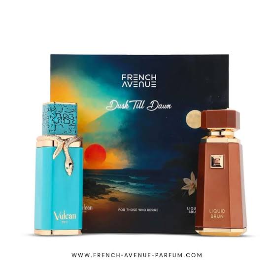 FRENCH AVENUE - 2 PIEZAS - LIQUID BRUN 3.4OZ, VULCAN FEU 3.4OZ - U