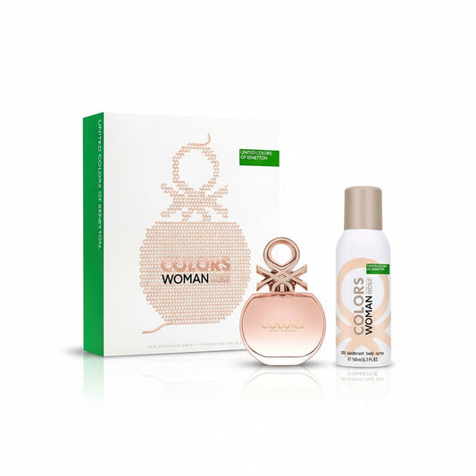 BENETTON_BENETTON COLORS ROSE 2.7 EDT L + 5.0 DEO SPRAY  (119996) - Spain