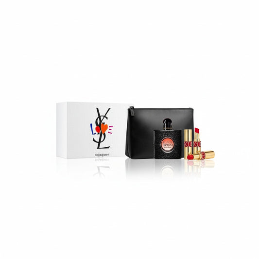 YVES SAINT LAURENT_YSL OPIUM BLACK LOVE 1.7 EDP L + LIPSTICK+ BAG -  (121011) - France