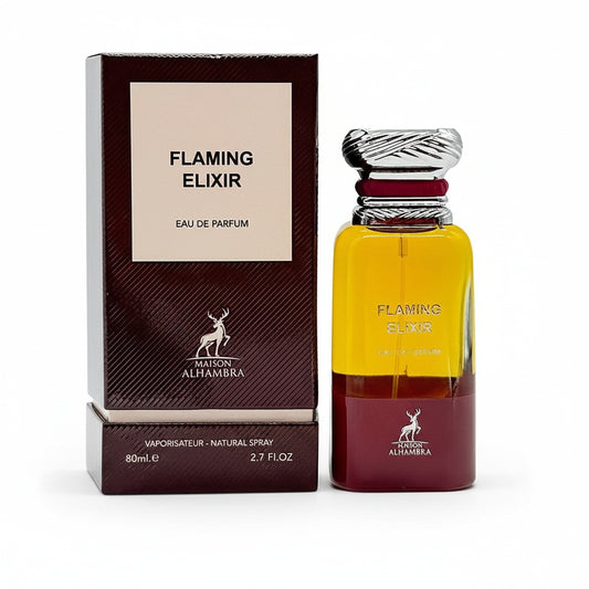 LATTAFA_MAISON ALHAMBRA FLAMING ELIXIR 2.7 EDP U  (129023) - Emirates